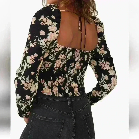 Free People Hilary Printed top - Picture 3 of 6